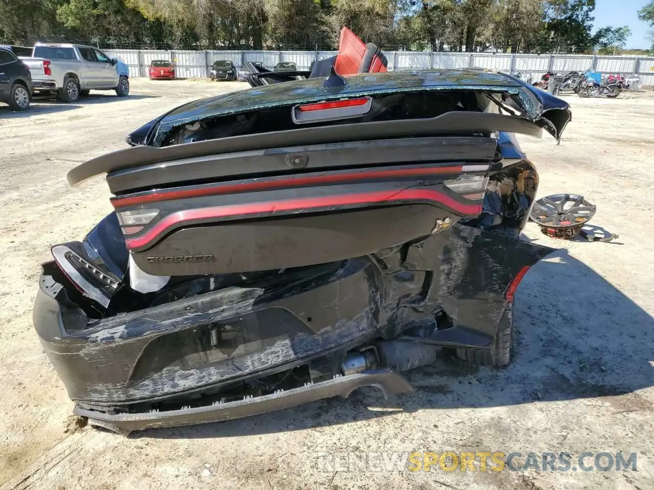 6 Photograph of a damaged car 2C3CDXGJ1KH735923 DODGE CHARGER 2019