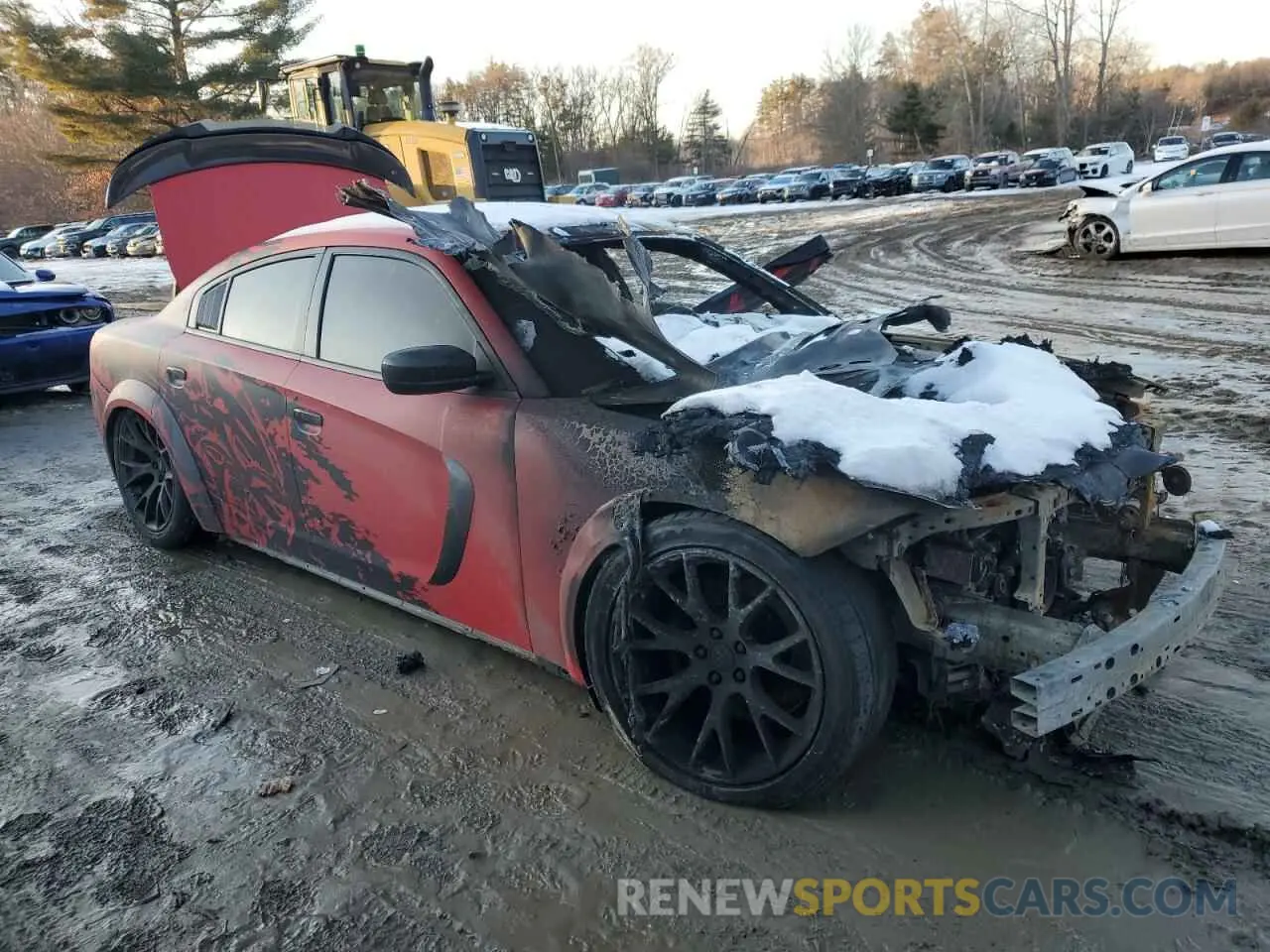 4 Photograph of a damaged car 2C3CDXGJ2KH647009 DODGE CHARGER 2019