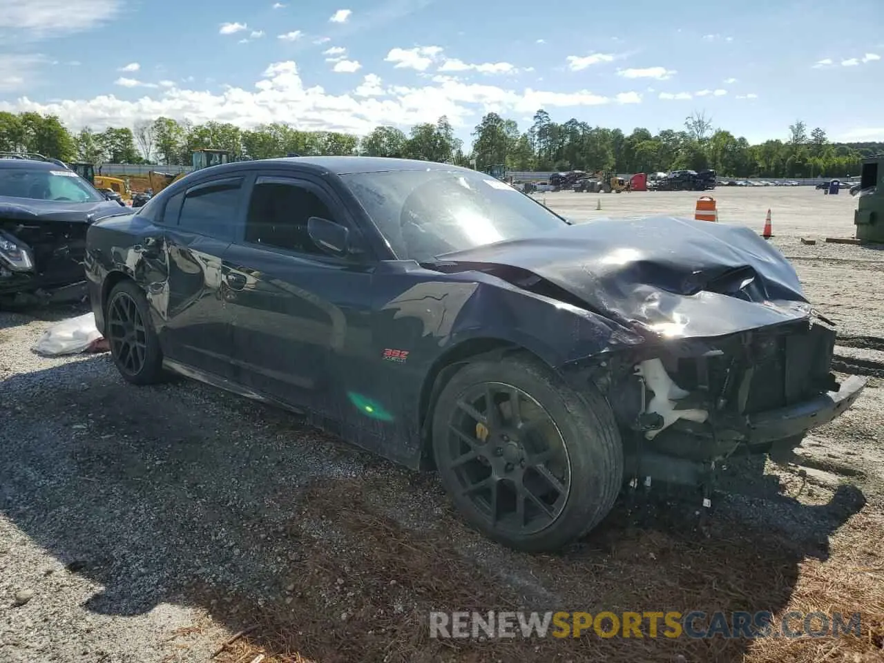 4 Photograph of a damaged car 2C3CDXGJ2KH753993 DODGE CHARGER 2019
