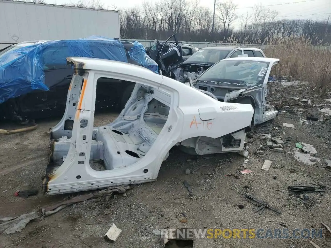 1 Photograph of a damaged car 2C3CDXGJ3KH576645 DODGE CHARGER 2019
