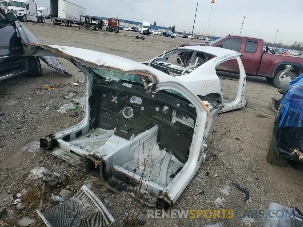 3 Photograph of a damaged car 2C3CDXGJ3KH576645 DODGE CHARGER 2019