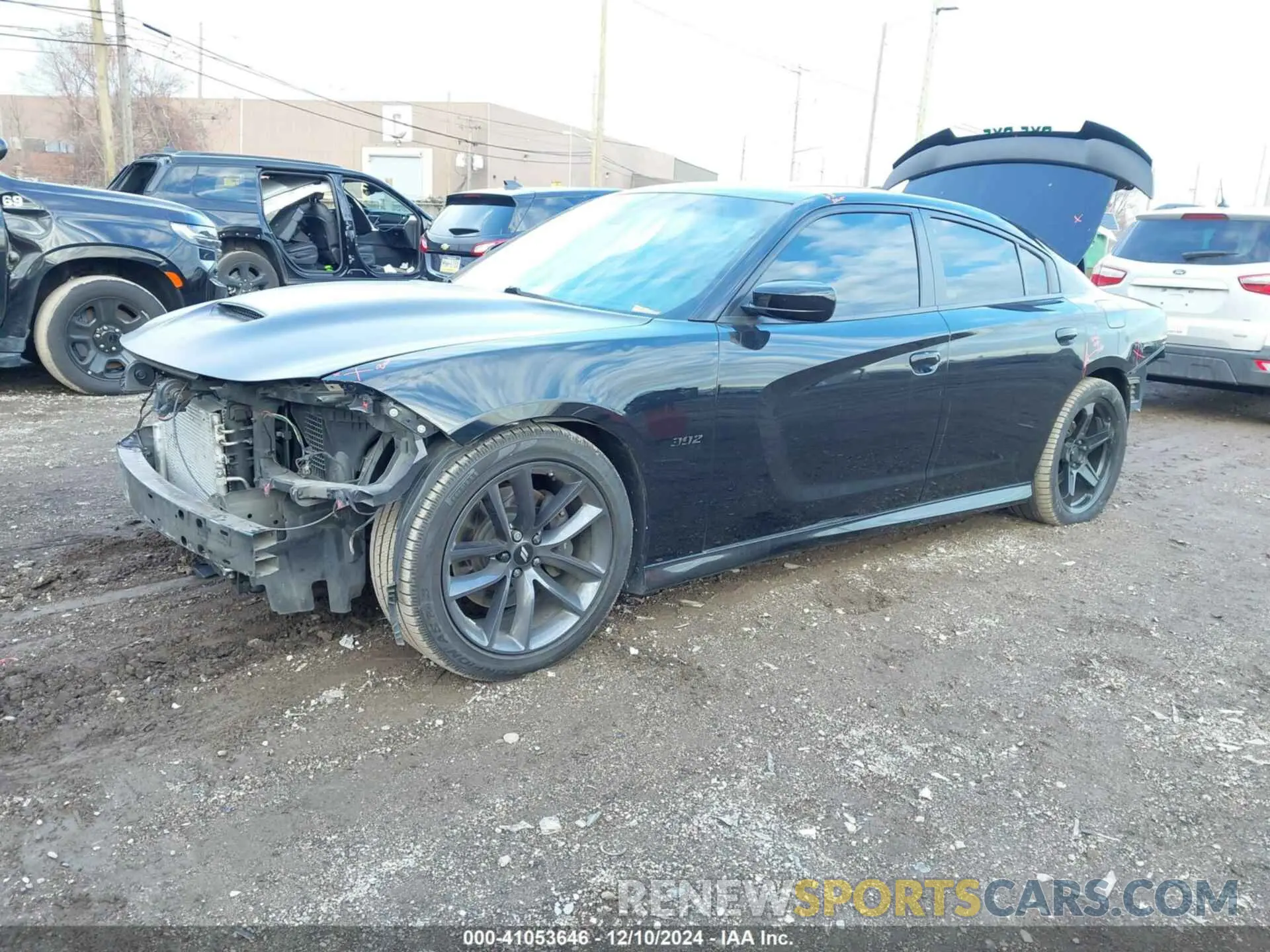 2 Photograph of a damaged car 2C3CDXGJ3KH665101 DODGE CHARGER 2019