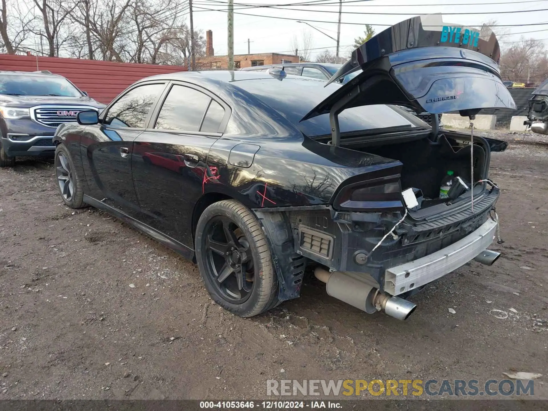 3 Photograph of a damaged car 2C3CDXGJ3KH665101 DODGE CHARGER 2019