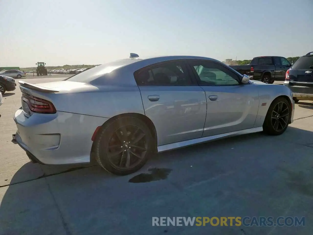 3 Photograph of a damaged car 2C3CDXGJ3KH736765 DODGE CHARGER 2019
