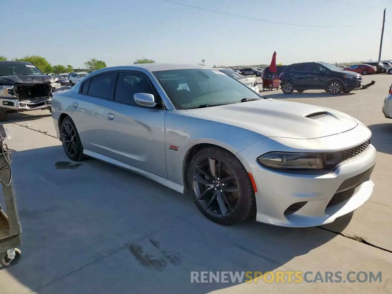 4 Photograph of a damaged car 2C3CDXGJ3KH736765 DODGE CHARGER 2019