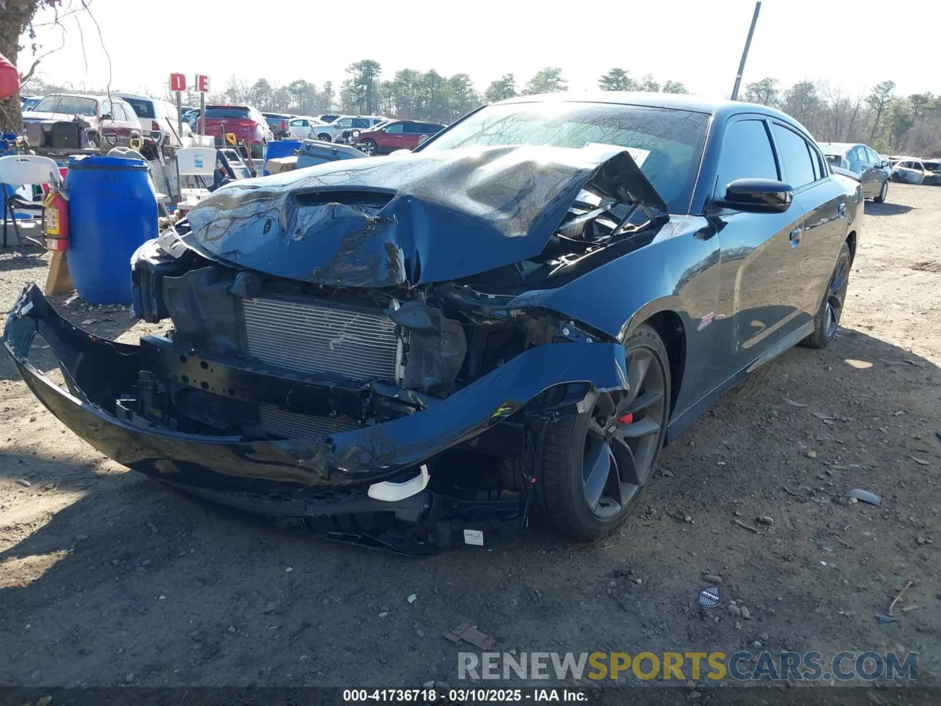 2 Photograph of a damaged car 2C3CDXGJ3KH740055 DODGE CHARGER 2019