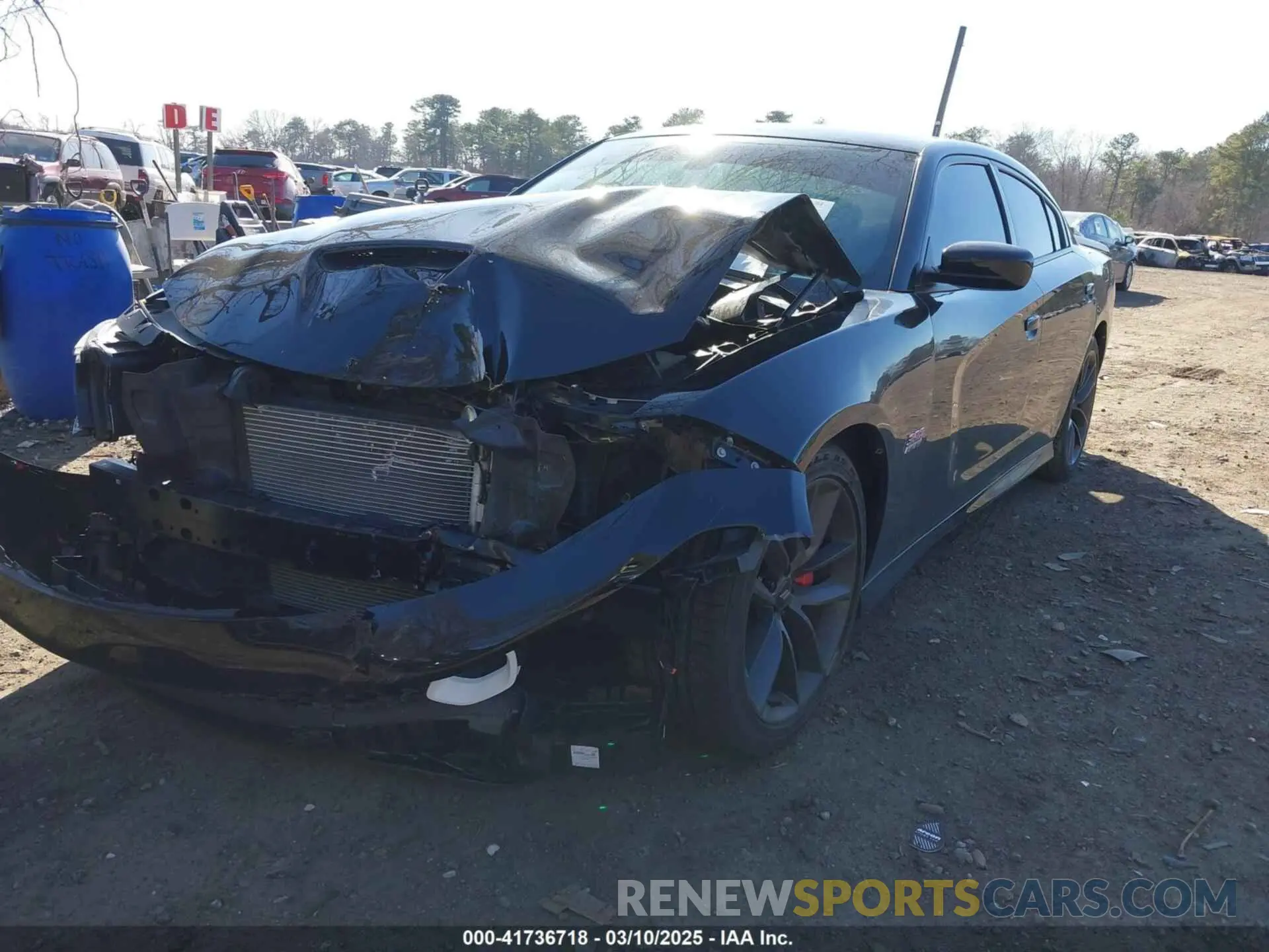 6 Photograph of a damaged car 2C3CDXGJ3KH740055 DODGE CHARGER 2019
