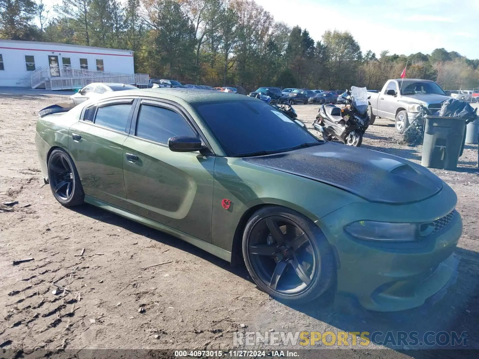 1 Photograph of a damaged car 2C3CDXGJ4KH572619 DODGE CHARGER 2019
