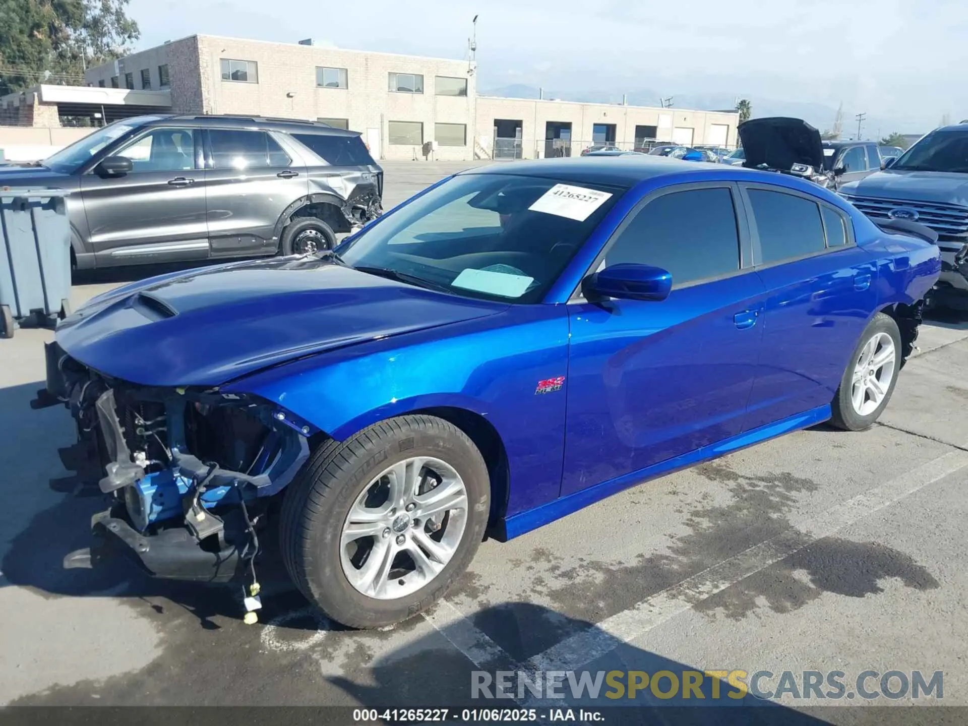 2 Photograph of a damaged car 2C3CDXGJ4KH599996 DODGE CHARGER 2019