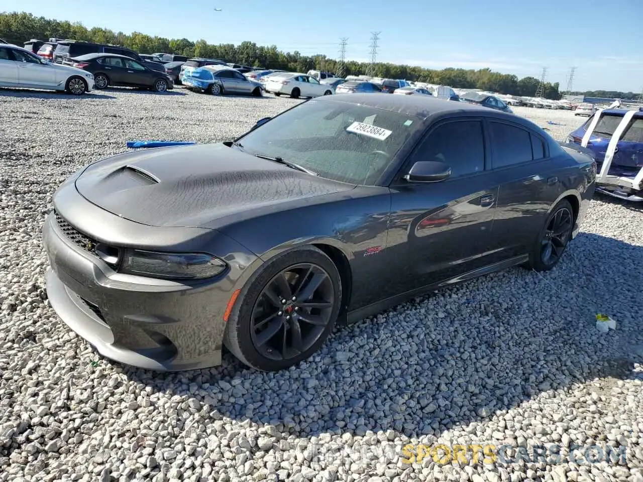 1 Photograph of a damaged car 2C3CDXGJ4KH626937 DODGE CHARGER 2019