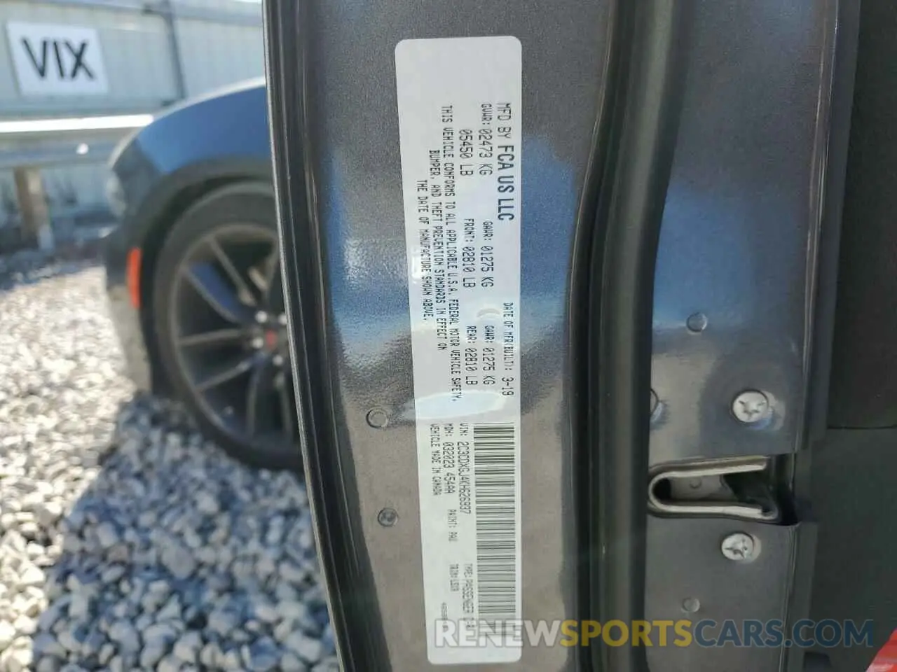 13 Photograph of a damaged car 2C3CDXGJ4KH626937 DODGE CHARGER 2019