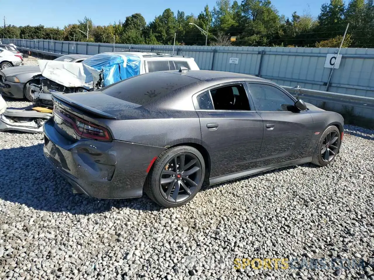3 Photograph of a damaged car 2C3CDXGJ4KH626937 DODGE CHARGER 2019