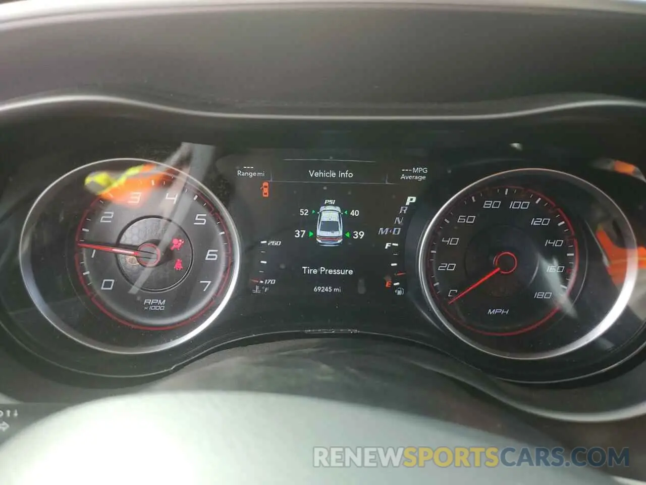 9 Photograph of a damaged car 2C3CDXGJ5KH647005 DODGE CHARGER 2019