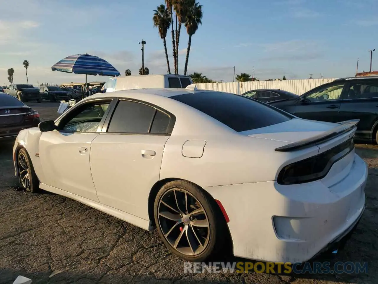 2 Photograph of a damaged car 2C3CDXGJ5KH647036 DODGE CHARGER 2019