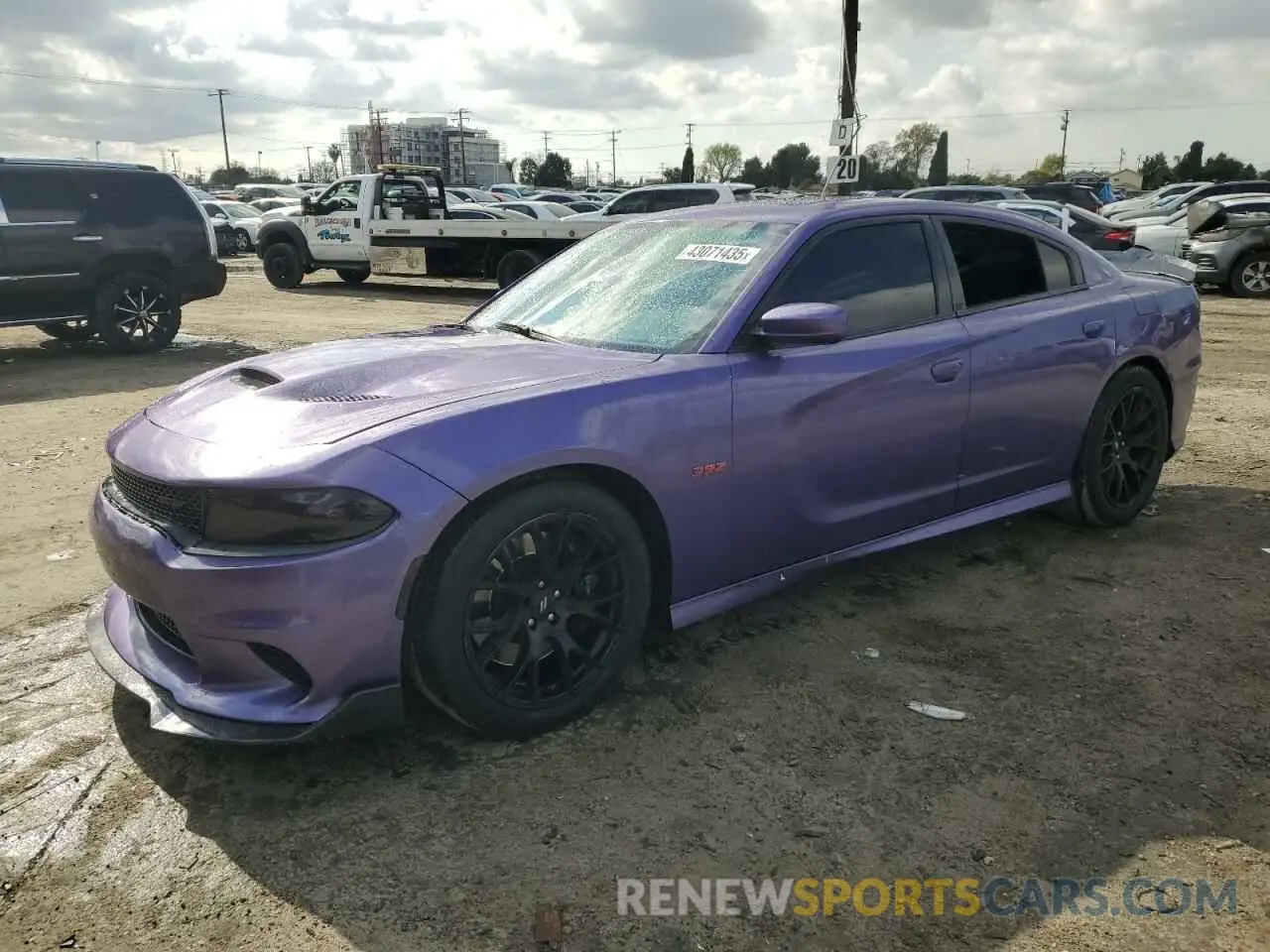 1 Photograph of a damaged car 2C3CDXGJ5KH662023 DODGE CHARGER 2019