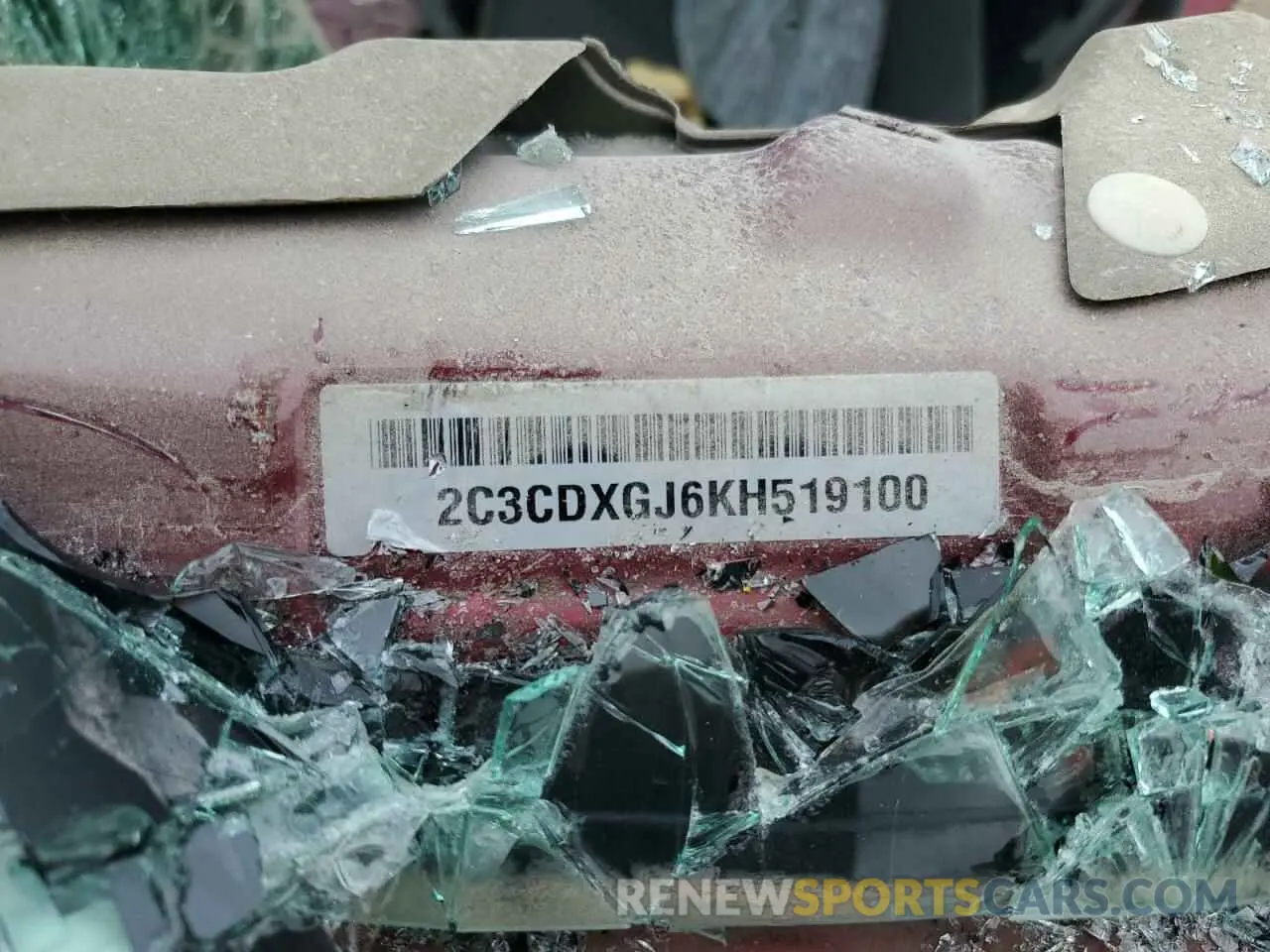 13 Photograph of a damaged car 2C3CDXGJ6KH519100 DODGE CHARGER 2019