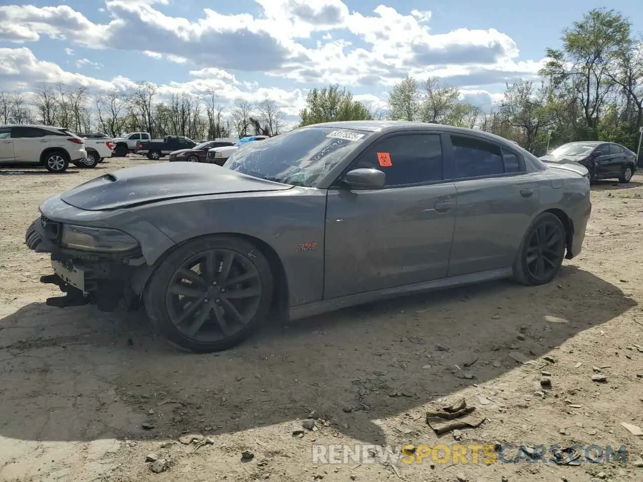 1 Photograph of a damaged car 2C3CDXGJ6KH625790 DODGE CHARGER 2019
