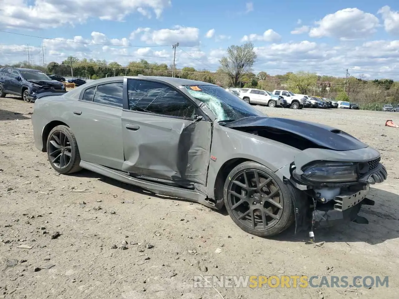 4 Photograph of a damaged car 2C3CDXGJ6KH625790 DODGE CHARGER 2019