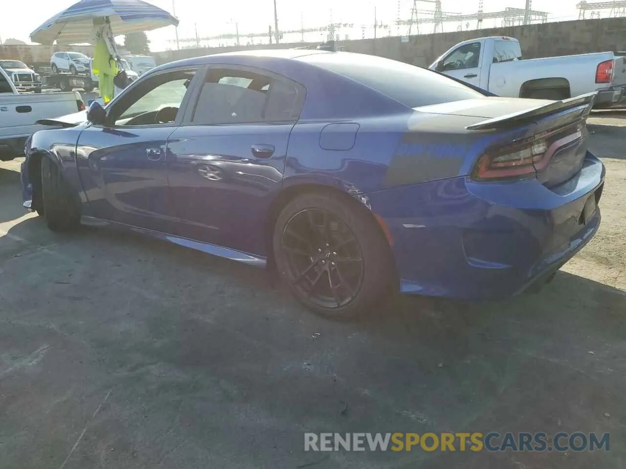 2 Photograph of a damaged car 2C3CDXGJ7KH549321 DODGE CHARGER 2019