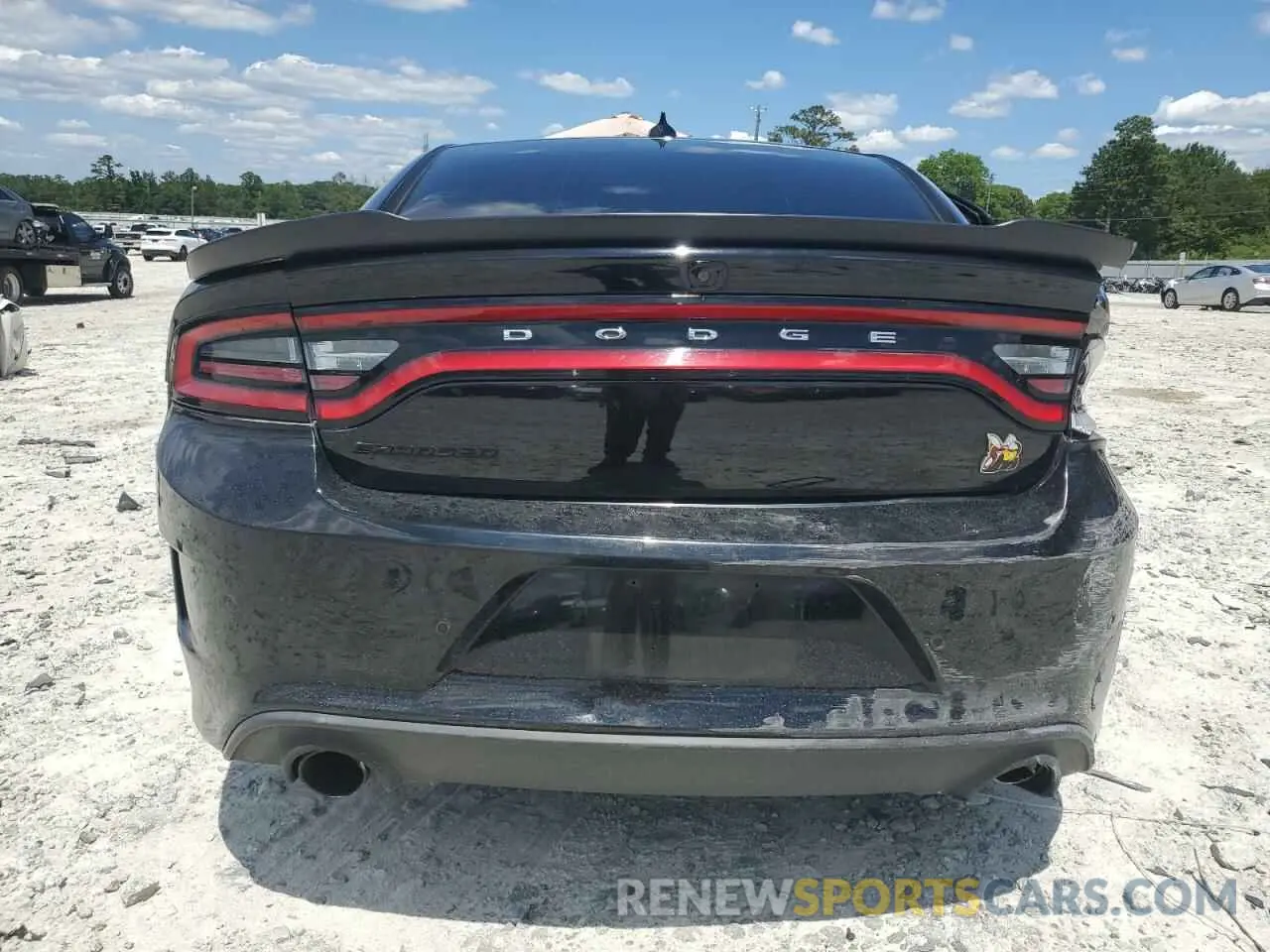 6 Photograph of a damaged car 2C3CDXGJ7KH672844 DODGE CHARGER 2019
