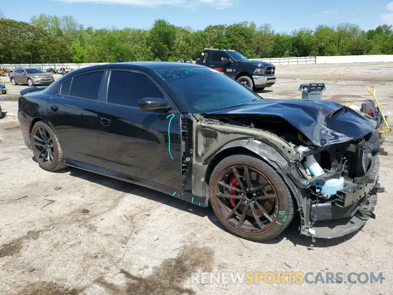 4 Photograph of a damaged car 2C3CDXGJ8KH576771 DODGE CHARGER 2019