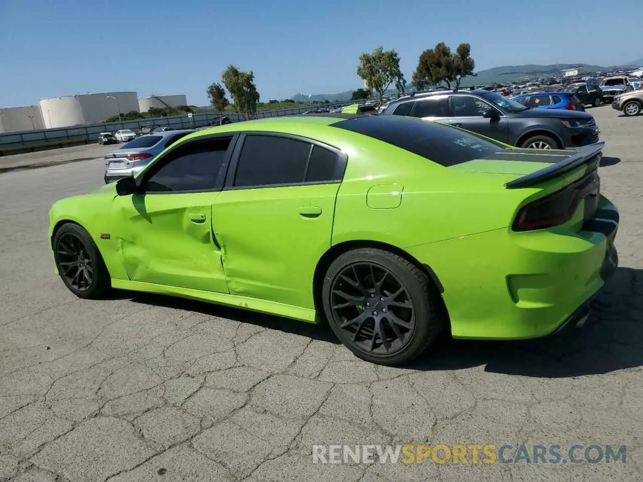 2 Photograph of a damaged car 2C3CDXGJ8KH716088 DODGE CHARGER 2019