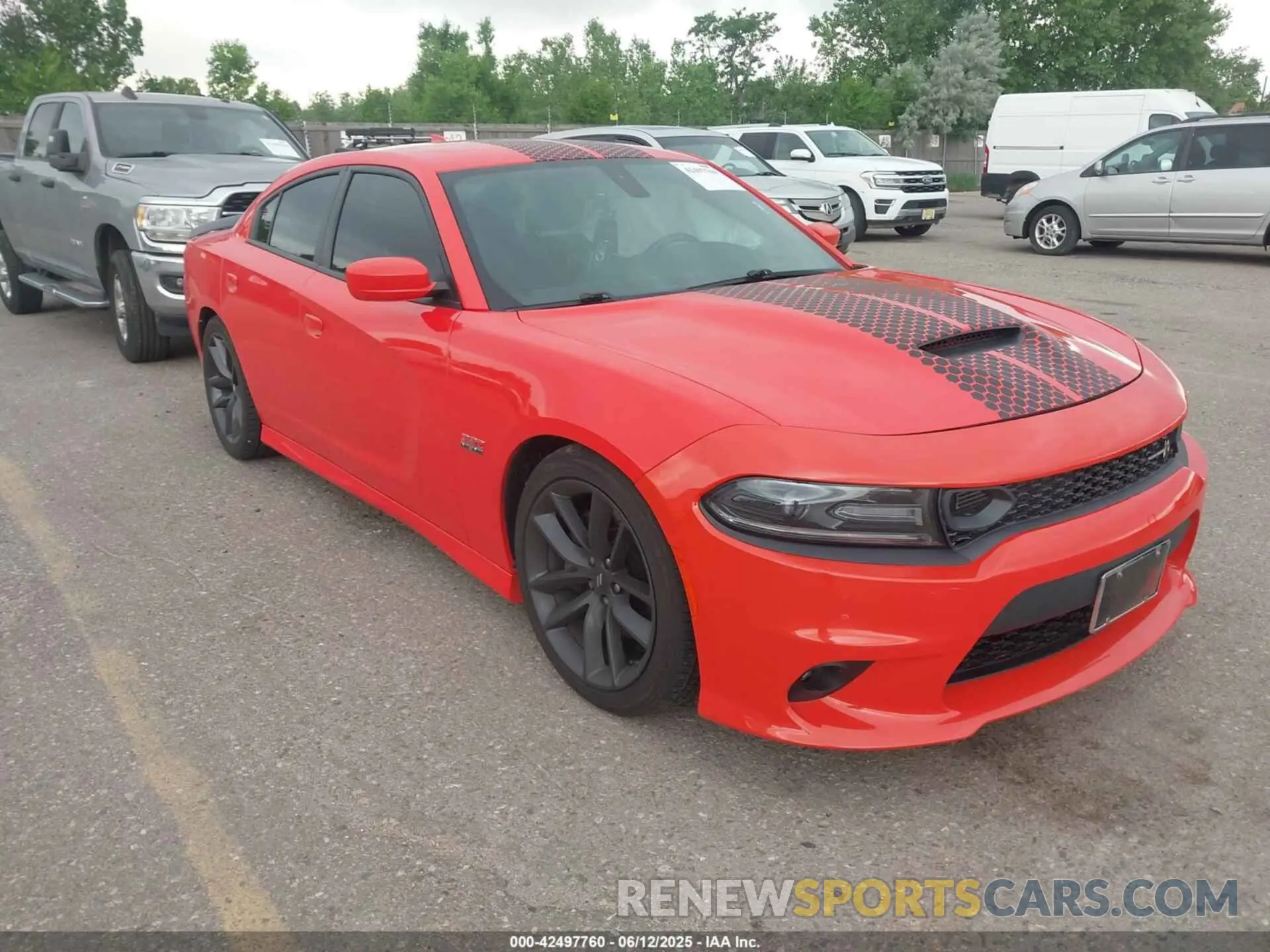 1 Photograph of a damaged car 2C3CDXGJ9KH644852 DODGE CHARGER 2019