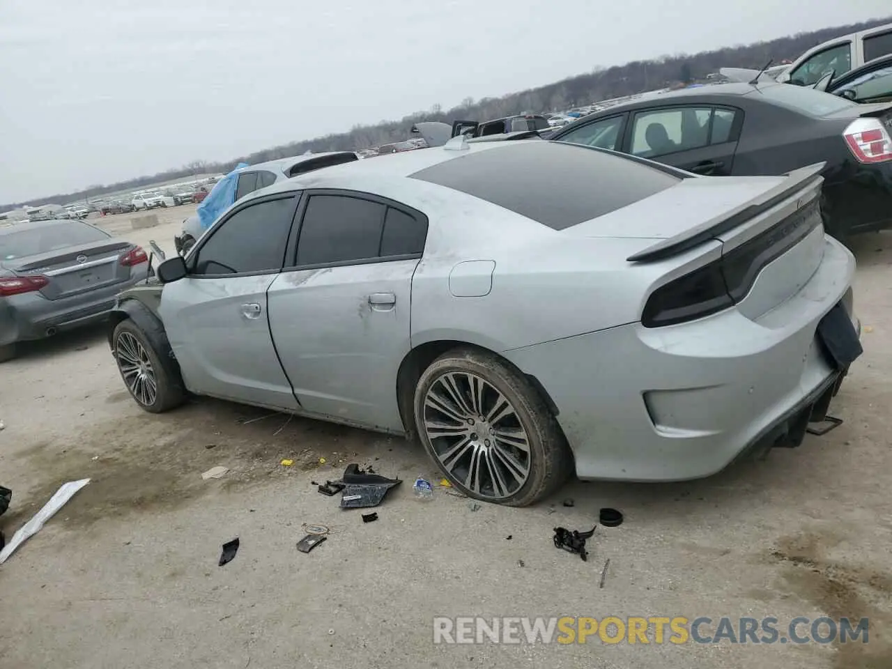2 Photograph of a damaged car 2C3CDXGJ9KH668049 DODGE CHARGER 2019