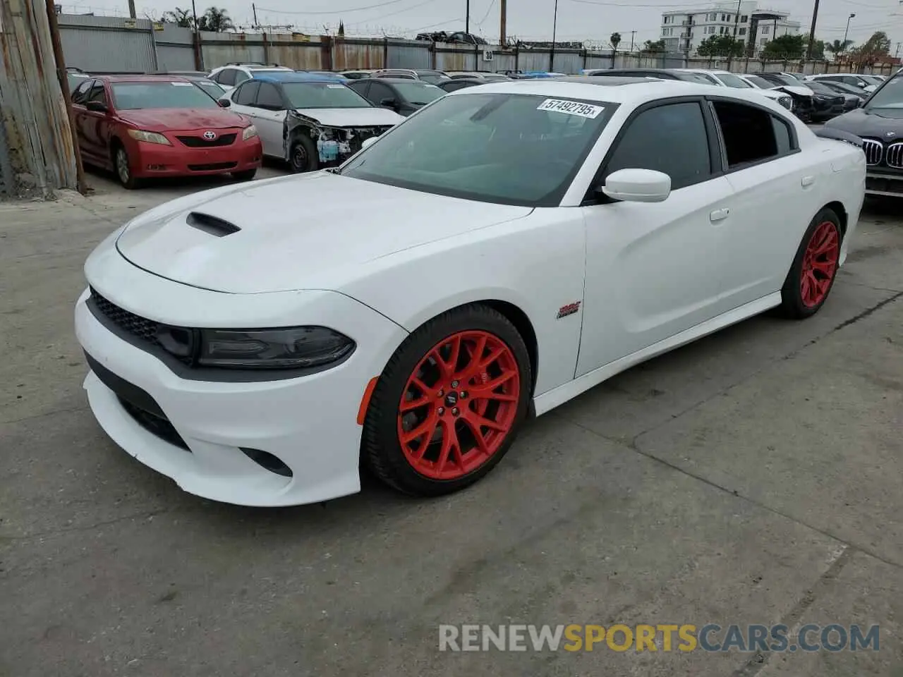 1 Photograph of a damaged car 2C3CDXGJXKH520282 DODGE CHARGER 2019