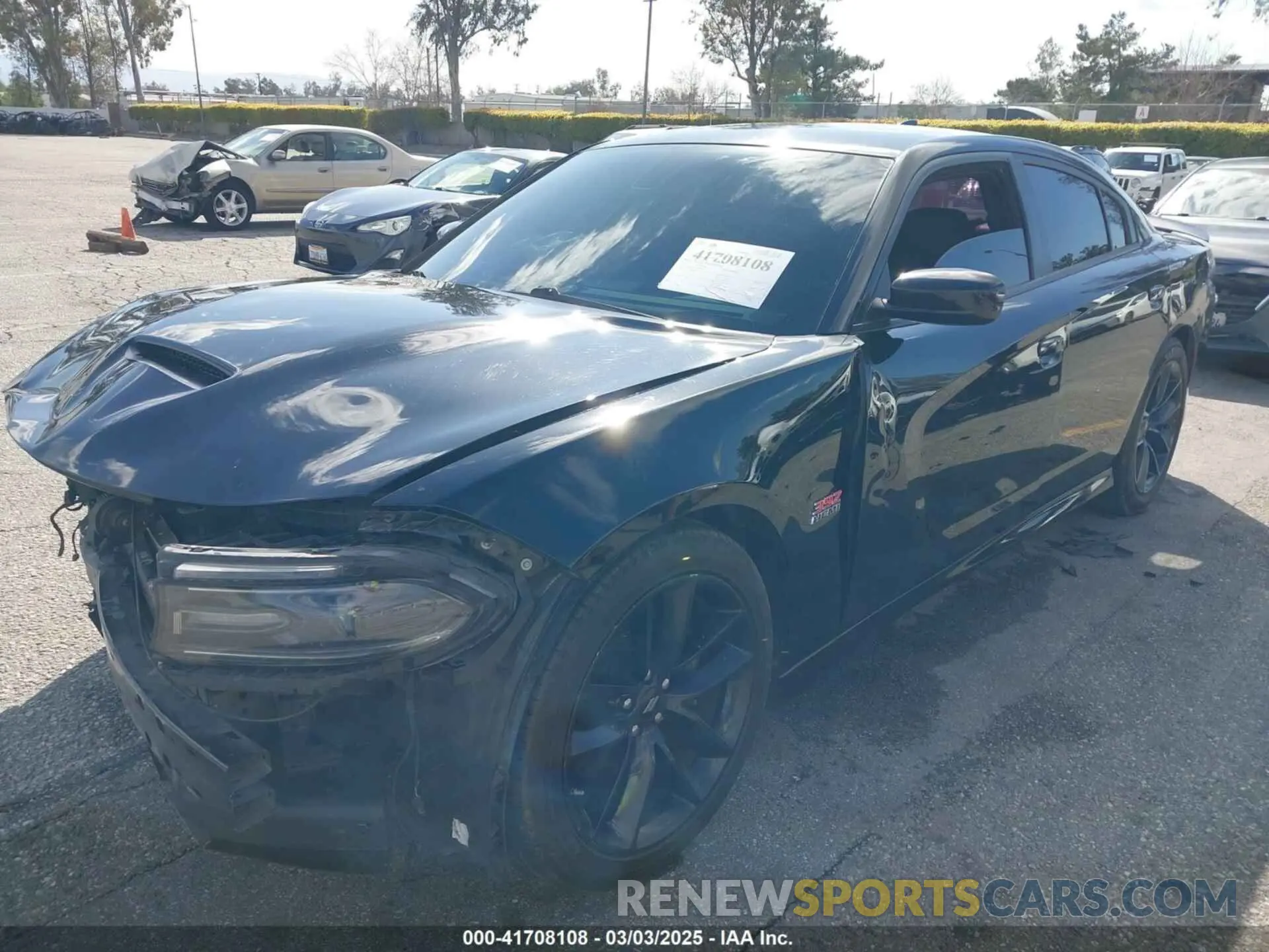 2 Photograph of a damaged car 2C3CDXGJXKH746256 DODGE CHARGER 2019
