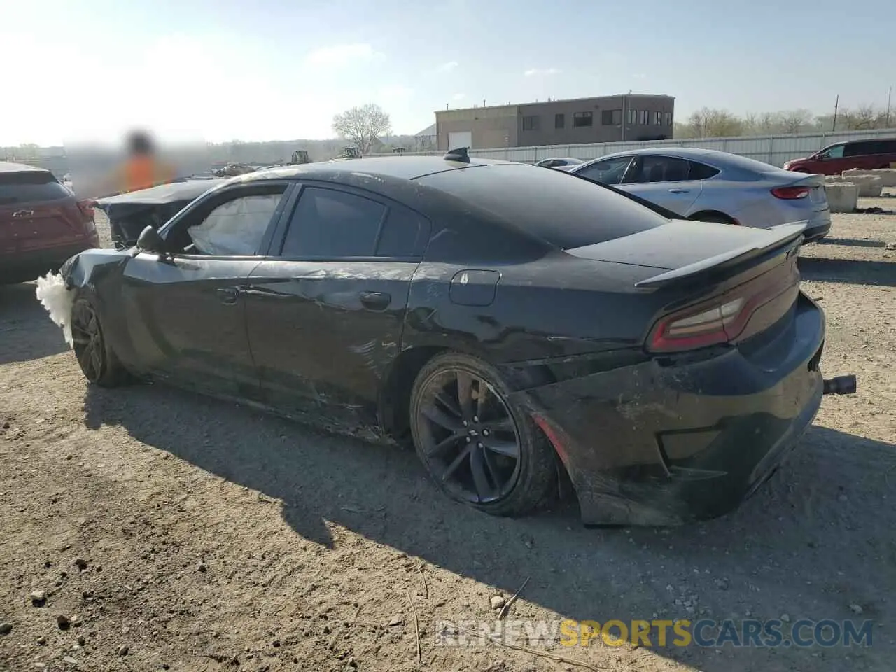 2 Photograph of a damaged car 2C3CDXHG0KH597651 DODGE CHARGER 2019