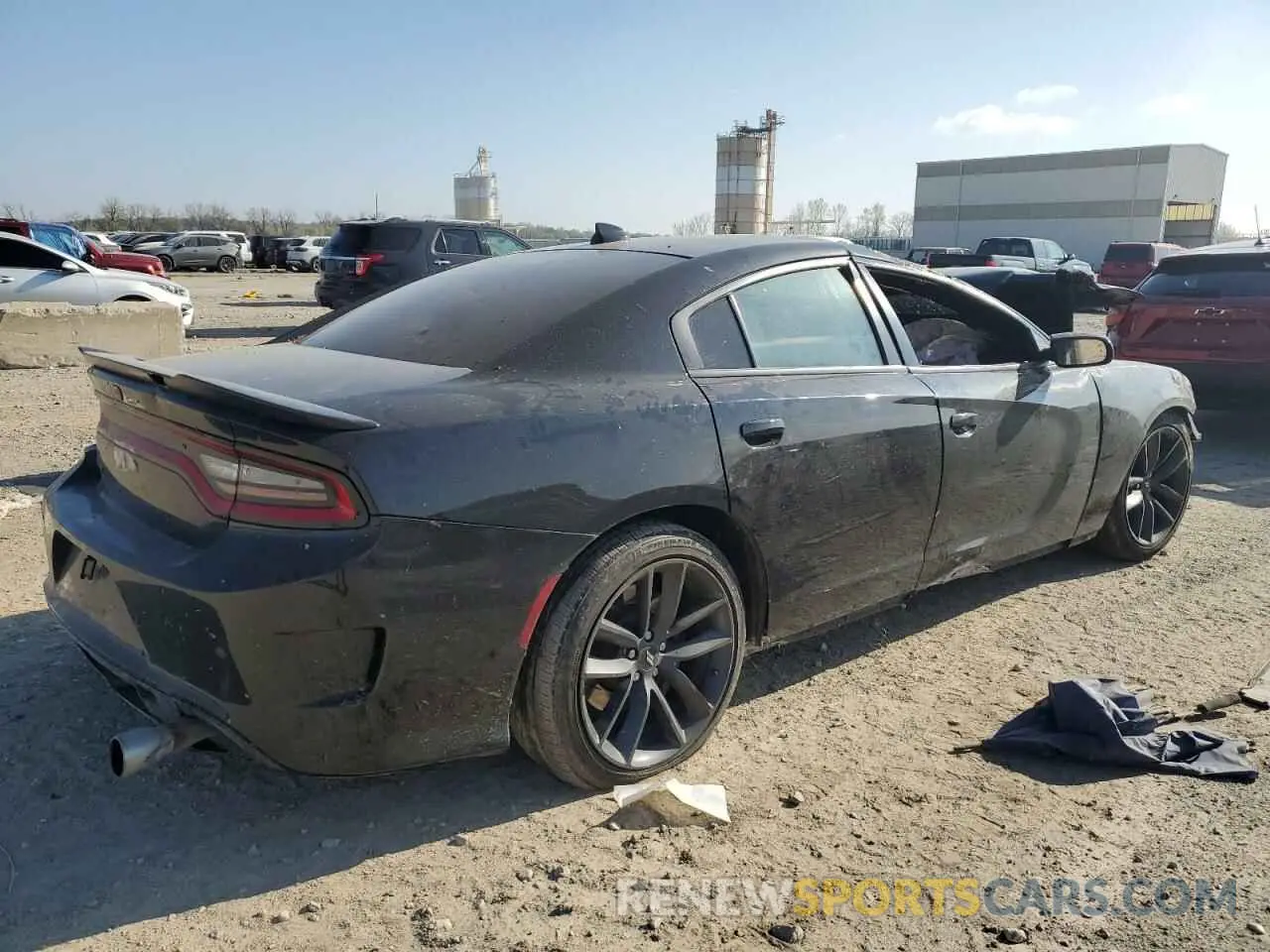 3 Photograph of a damaged car 2C3CDXHG0KH597651 DODGE CHARGER 2019