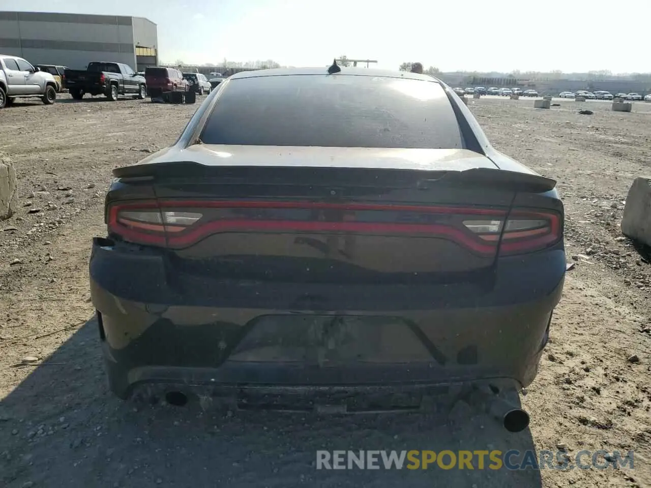 6 Photograph of a damaged car 2C3CDXHG0KH597651 DODGE CHARGER 2019