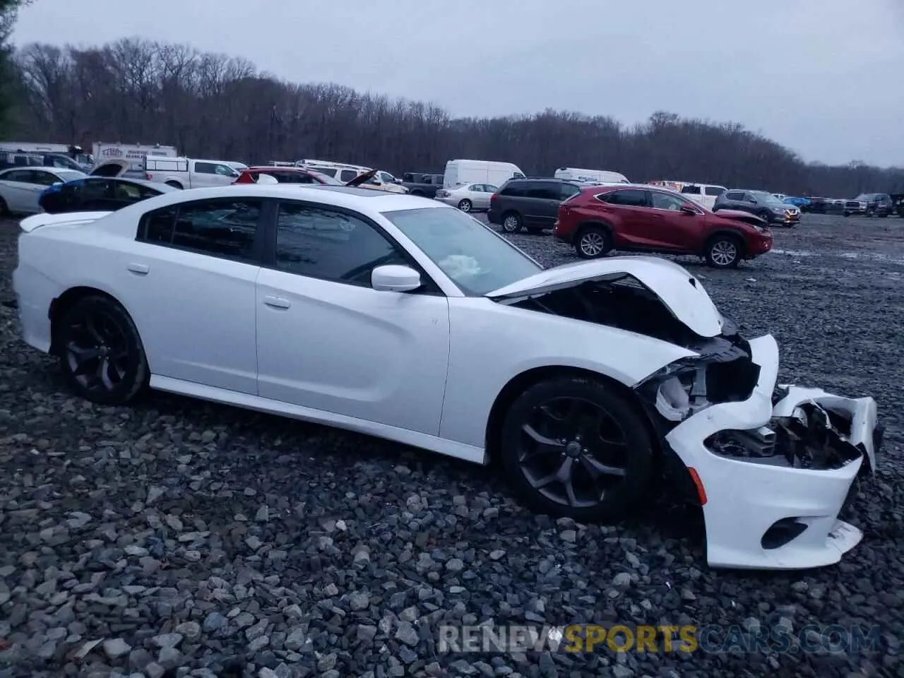 4 Photograph of a damaged car 2C3CDXHG0KH603089 DODGE CHARGER 2019