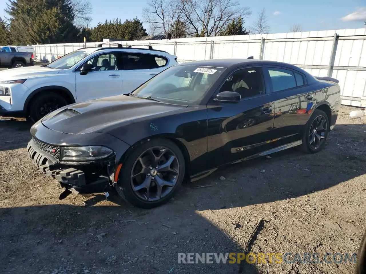 1 Photograph of a damaged car 2C3CDXHG0KH680898 DODGE CHARGER 2019