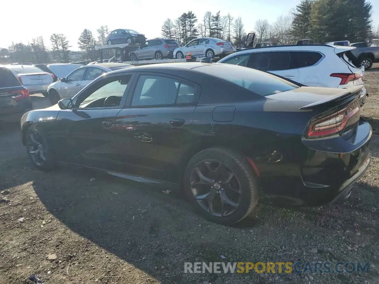 2 Photograph of a damaged car 2C3CDXHG0KH680898 DODGE CHARGER 2019