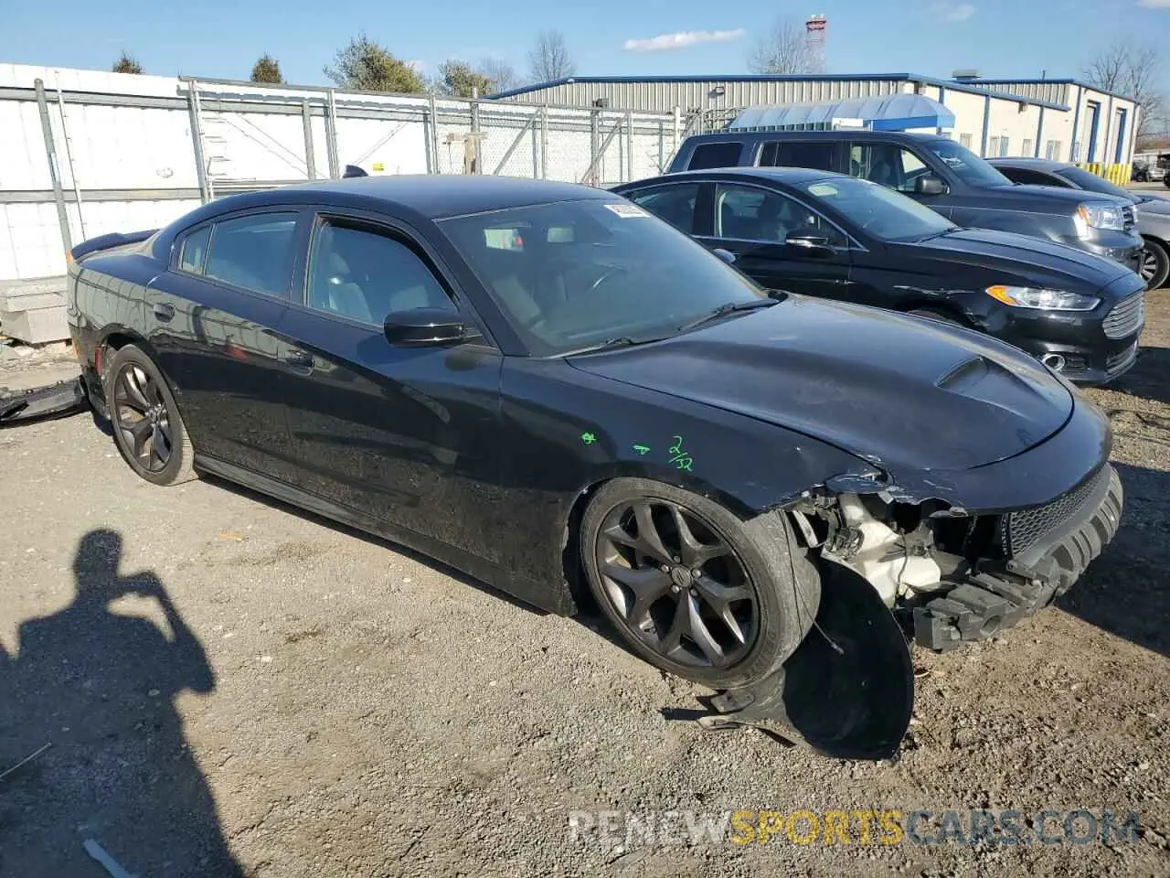 4 Photograph of a damaged car 2C3CDXHG0KH680898 DODGE CHARGER 2019