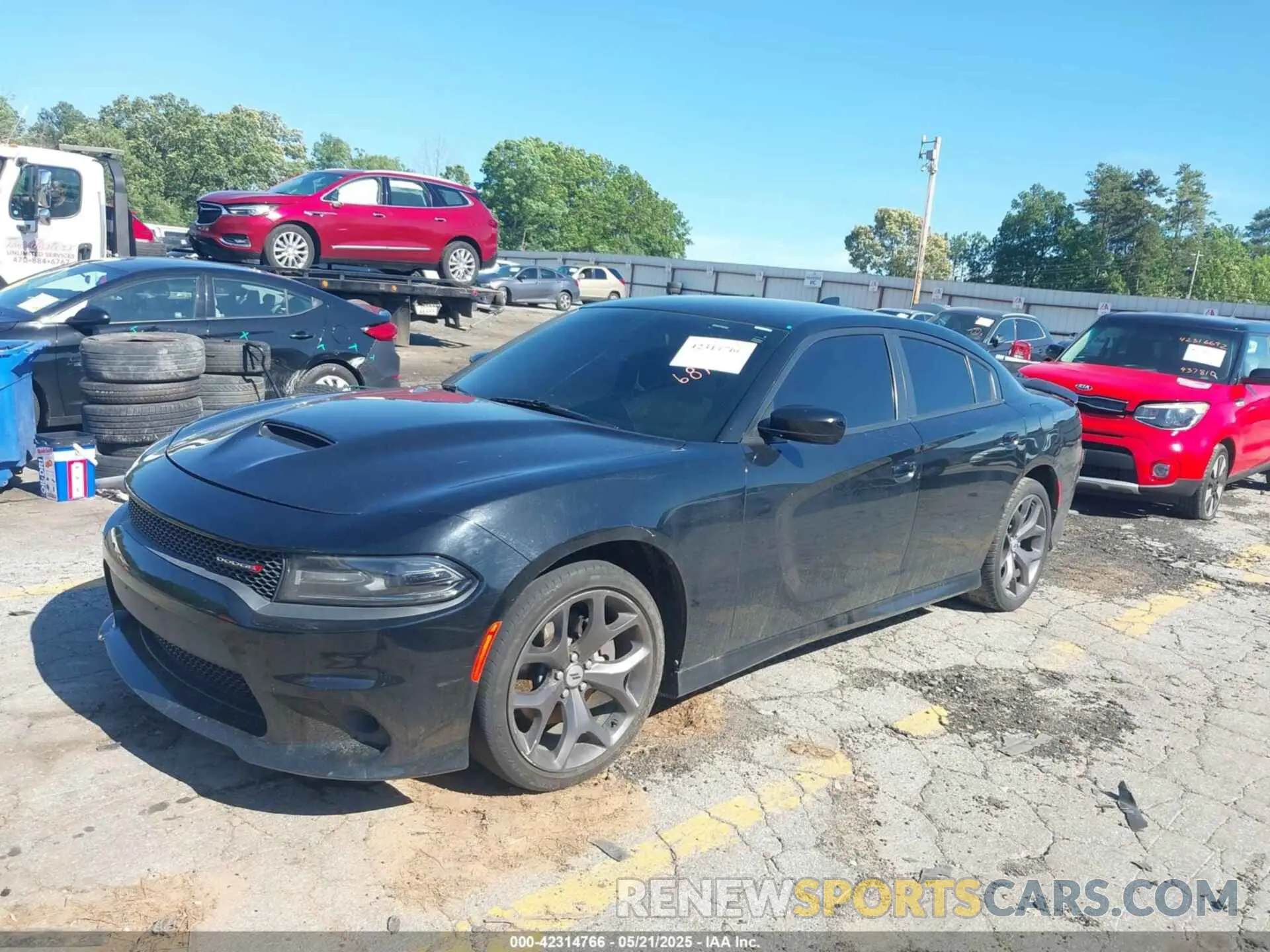 2 Photograph of a damaged car 2C3CDXHG0KH681145 DODGE CHARGER 2019