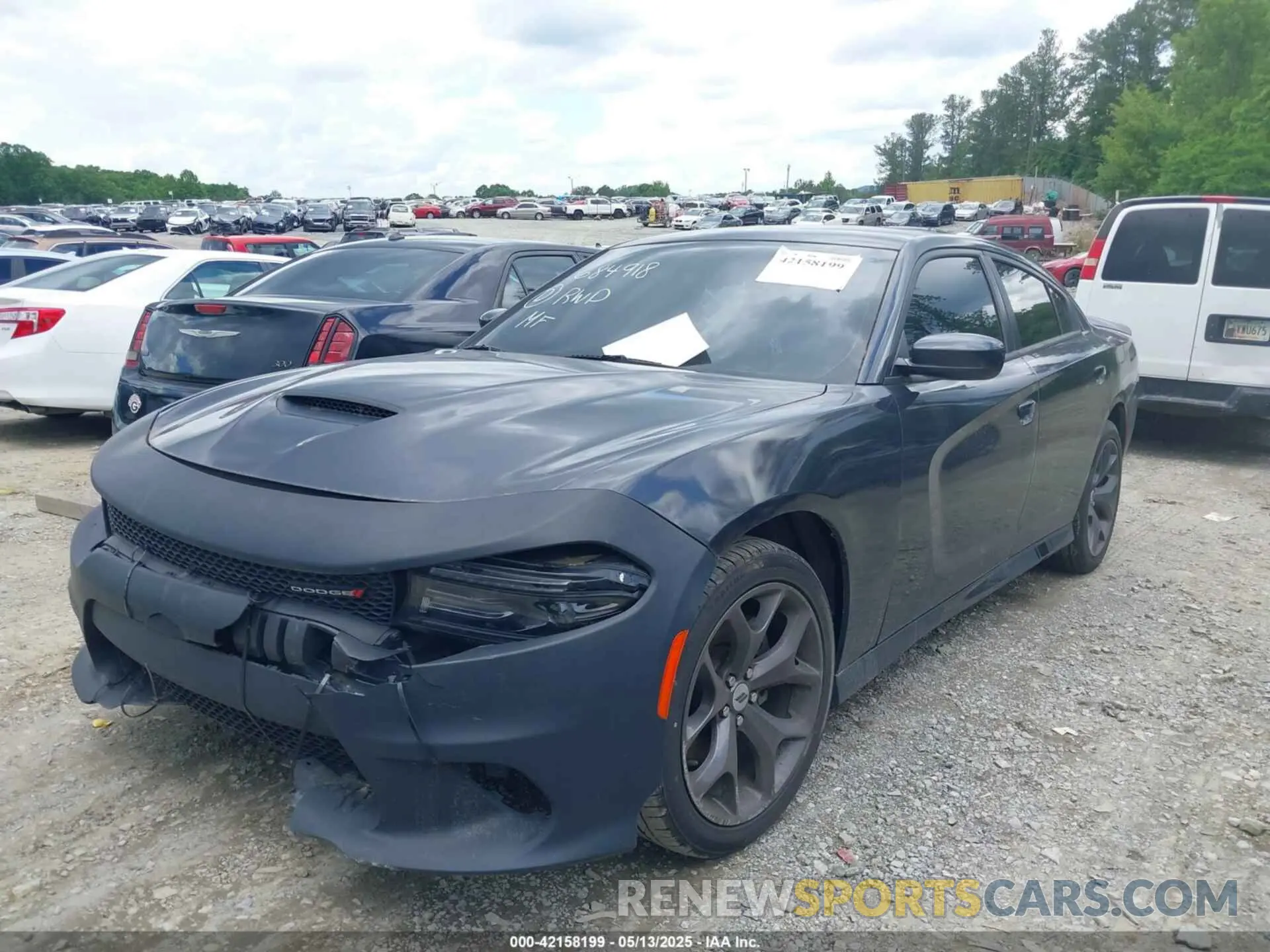 2 Photograph of a damaged car 2C3CDXHG0KH684918 DODGE CHARGER 2019