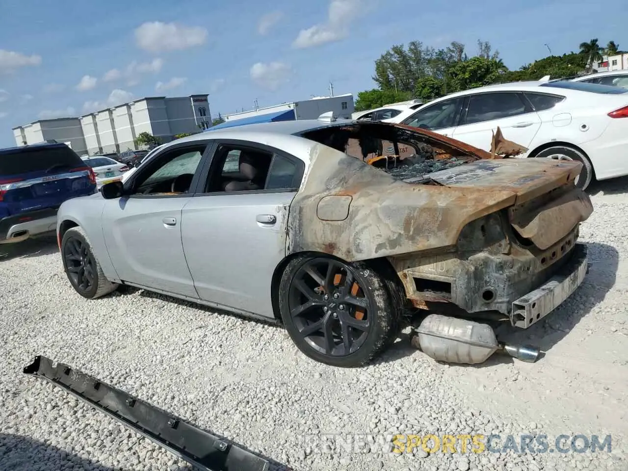 2 Photograph of a damaged car 2C3CDXHG1KH558714 DODGE CHARGER 2019