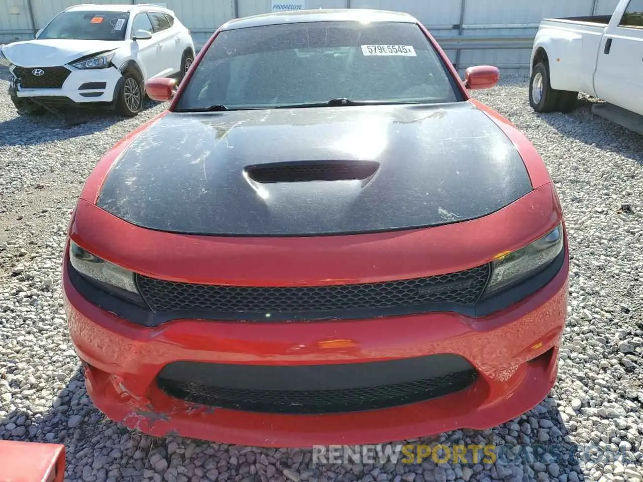 5 Photograph of a damaged car 2C3CDXHG1KH561225 DODGE CHARGER 2019