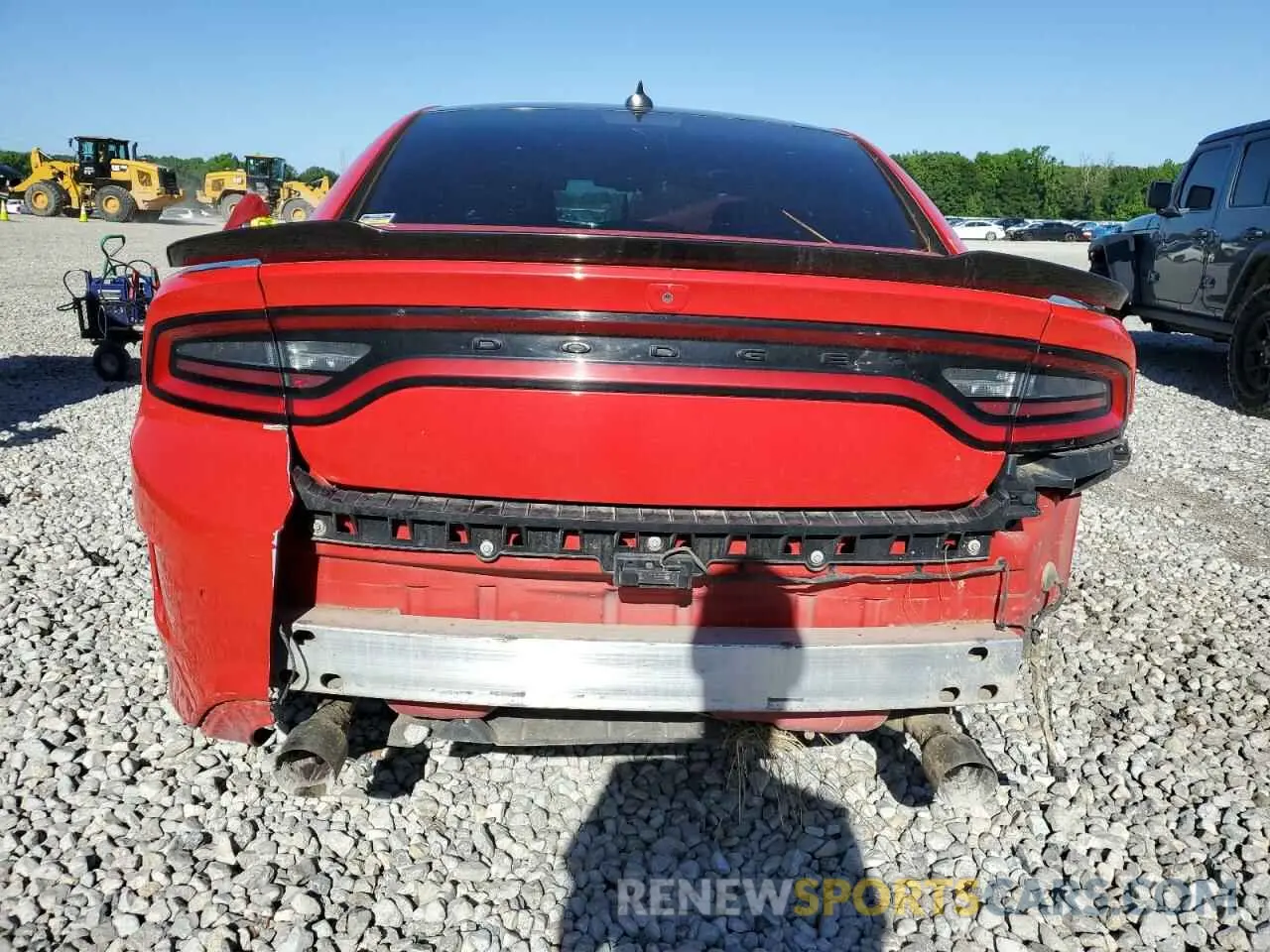 6 Photograph of a damaged car 2C3CDXHG1KH561225 DODGE CHARGER 2019