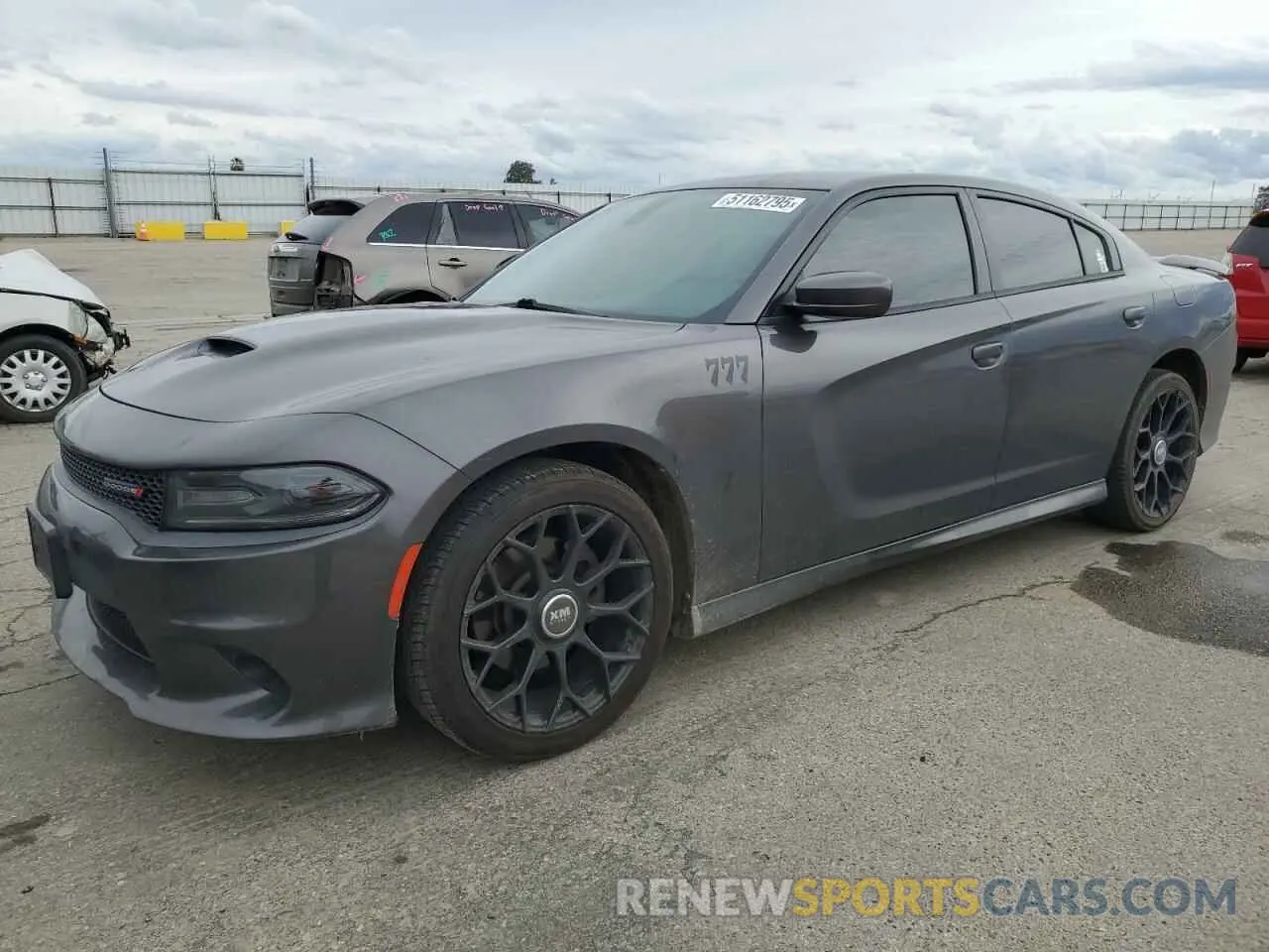 1 Photograph of a damaged car 2C3CDXHG1KH567719 DODGE CHARGER 2019