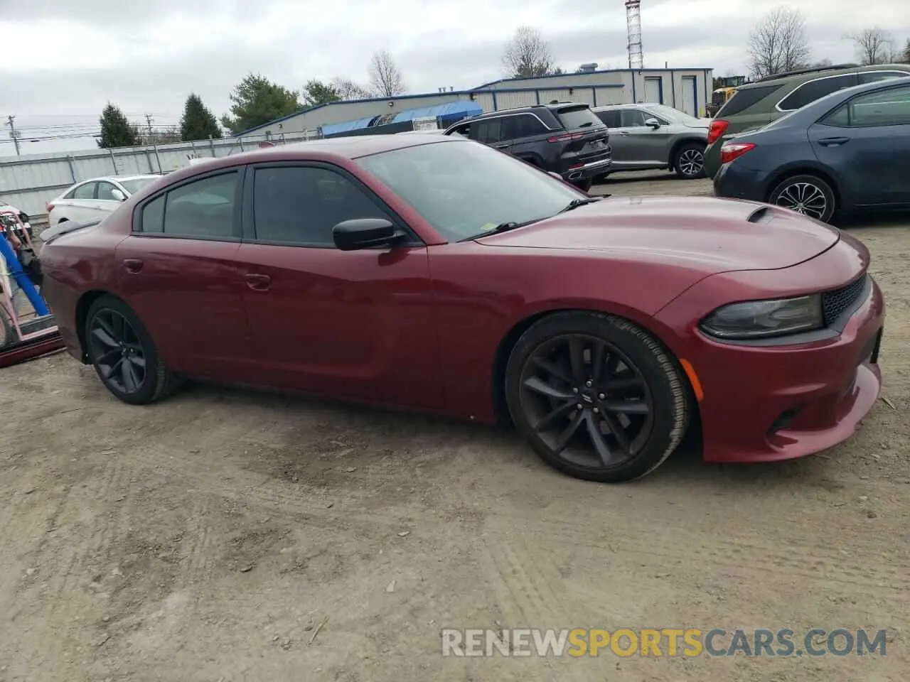 4 Photograph of a damaged car 2C3CDXHG1KH607393 DODGE CHARGER 2019