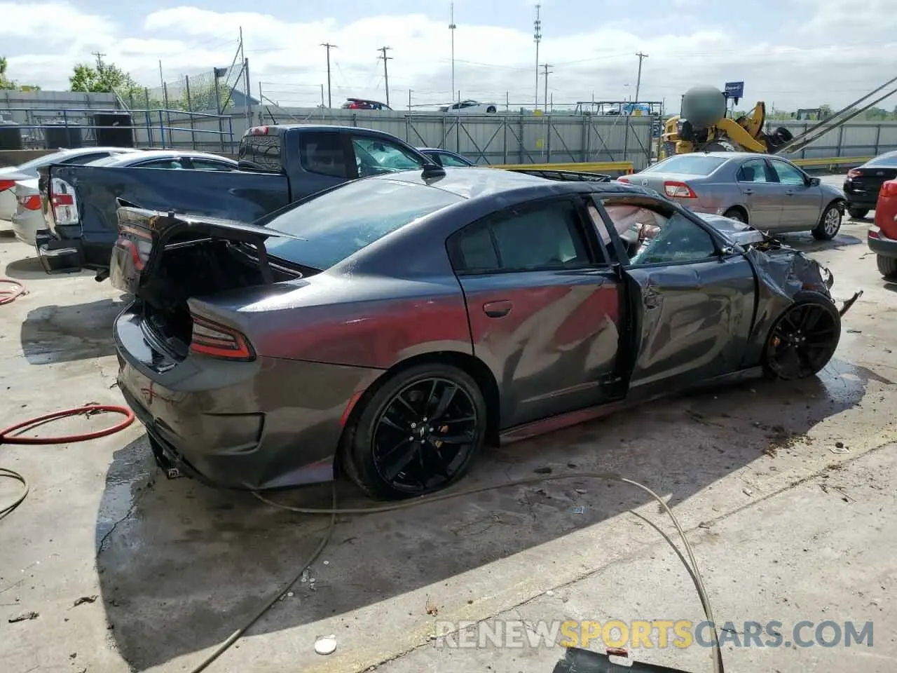 3 Photograph of a damaged car 2C3CDXHG1KH681431 DODGE CHARGER 2019