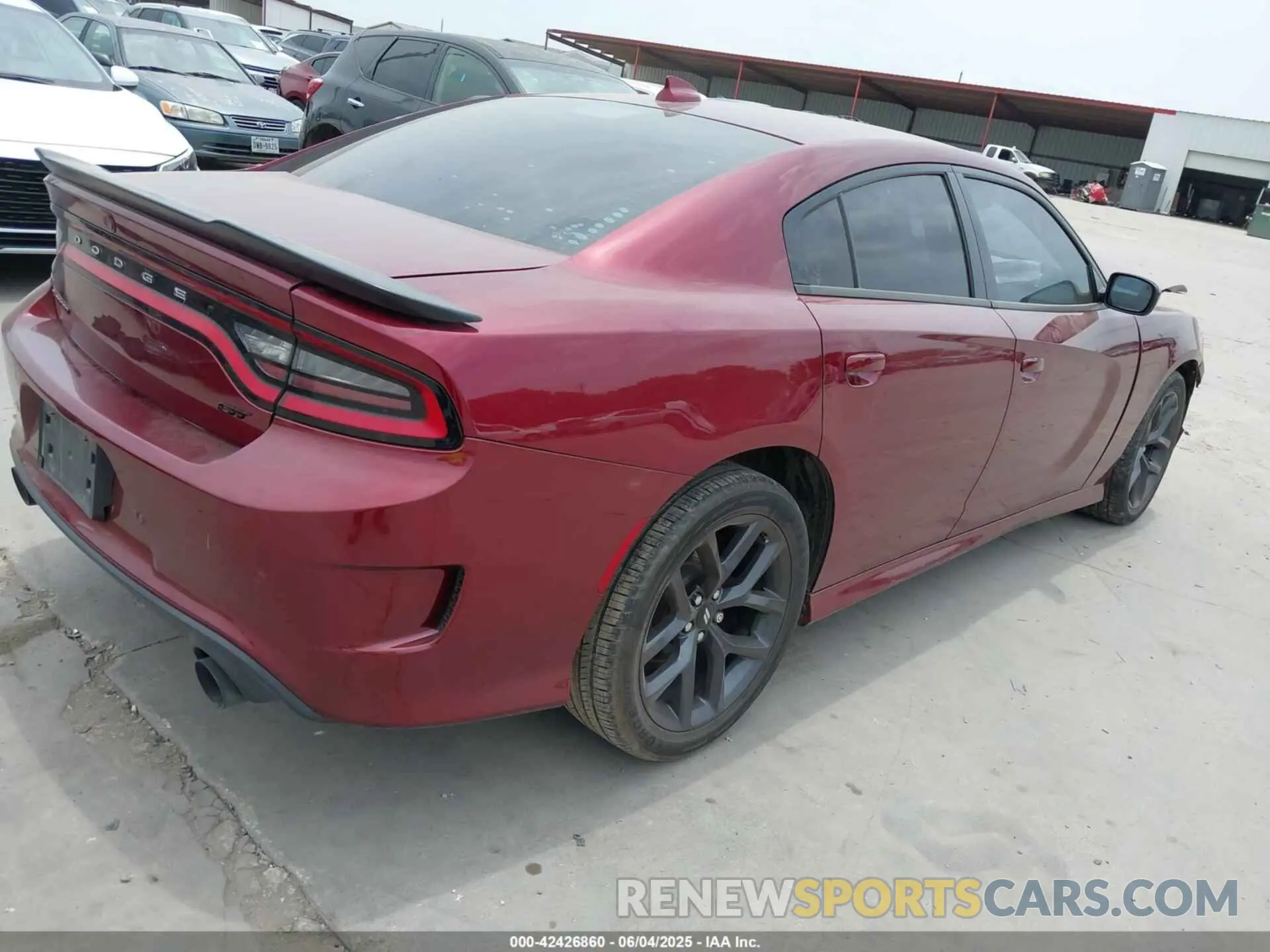 4 Photograph of a damaged car 2C3CDXHG2KH523003 DODGE CHARGER 2019