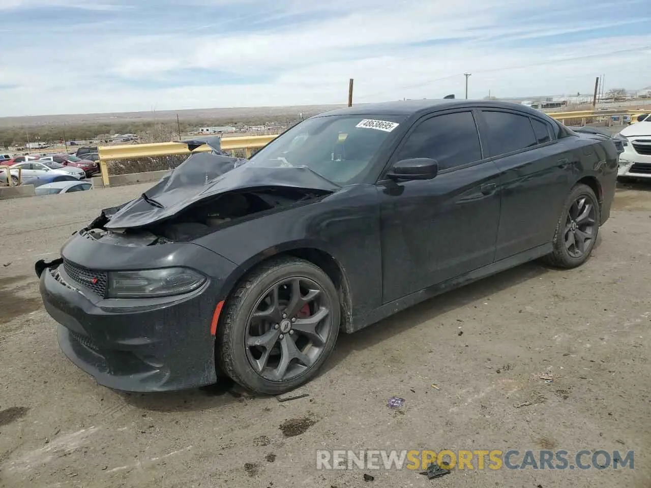 1 Photograph of a damaged car 2C3CDXHG2KH567146 DODGE CHARGER 2019