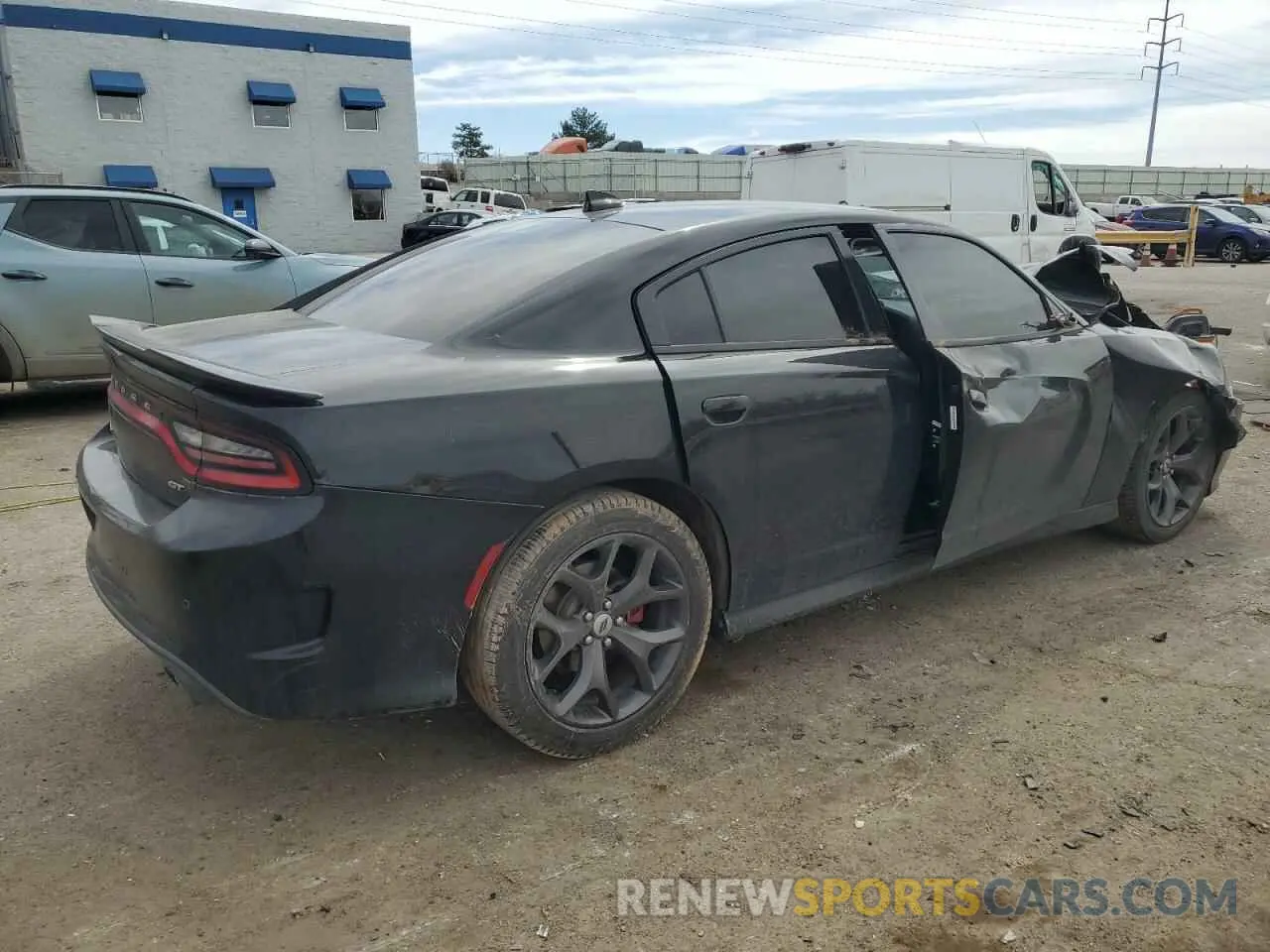 3 Photograph of a damaged car 2C3CDXHG2KH567146 DODGE CHARGER 2019