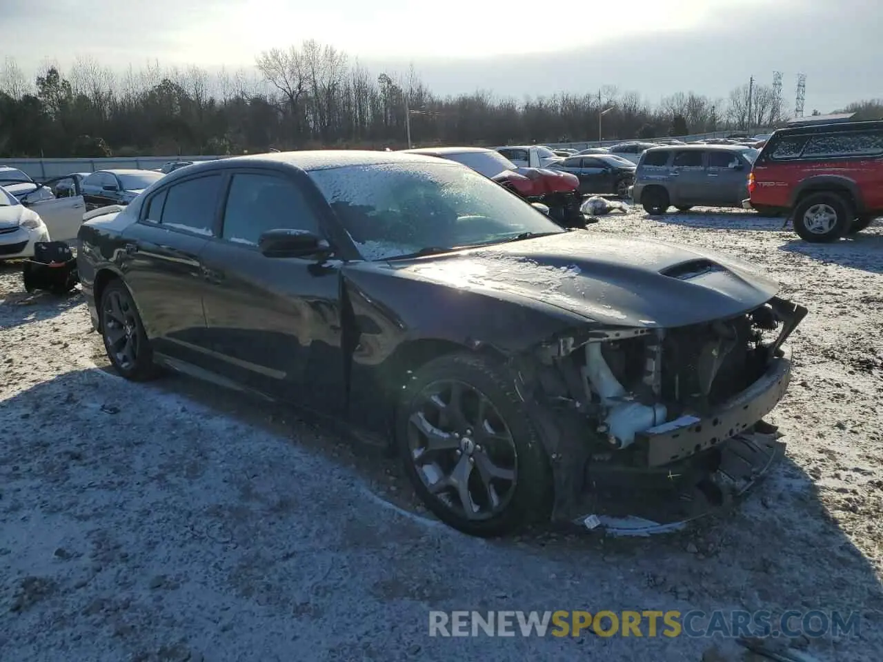 4 Photograph of a damaged car 2C3CDXHG2KH567809 DODGE CHARGER 2019
