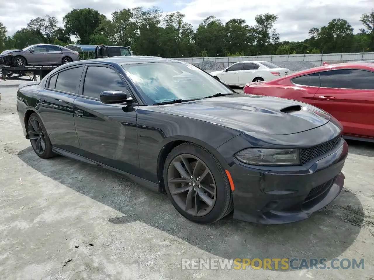 4 Photograph of a damaged car 2C3CDXHG3KH627080 DODGE CHARGER 2019
